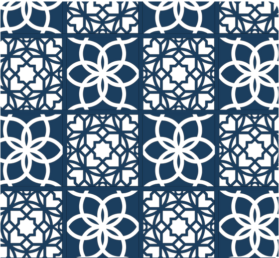 This repetition might be regular and obvious—such as squares repeated on a grid—or more irregular or asymmetrical, creating a more abstract-looking pattern.
